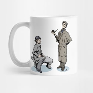 Victorian Sherlock and Watson Mug